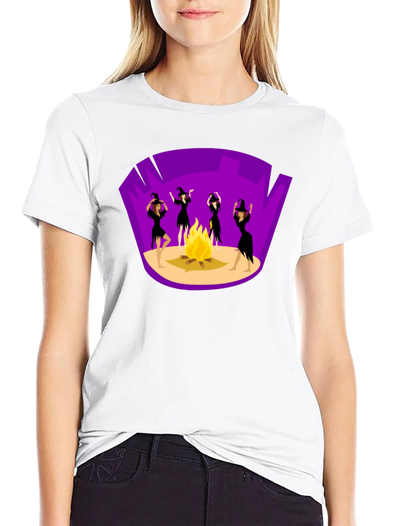 Witches Bonfire Graphic Tee
