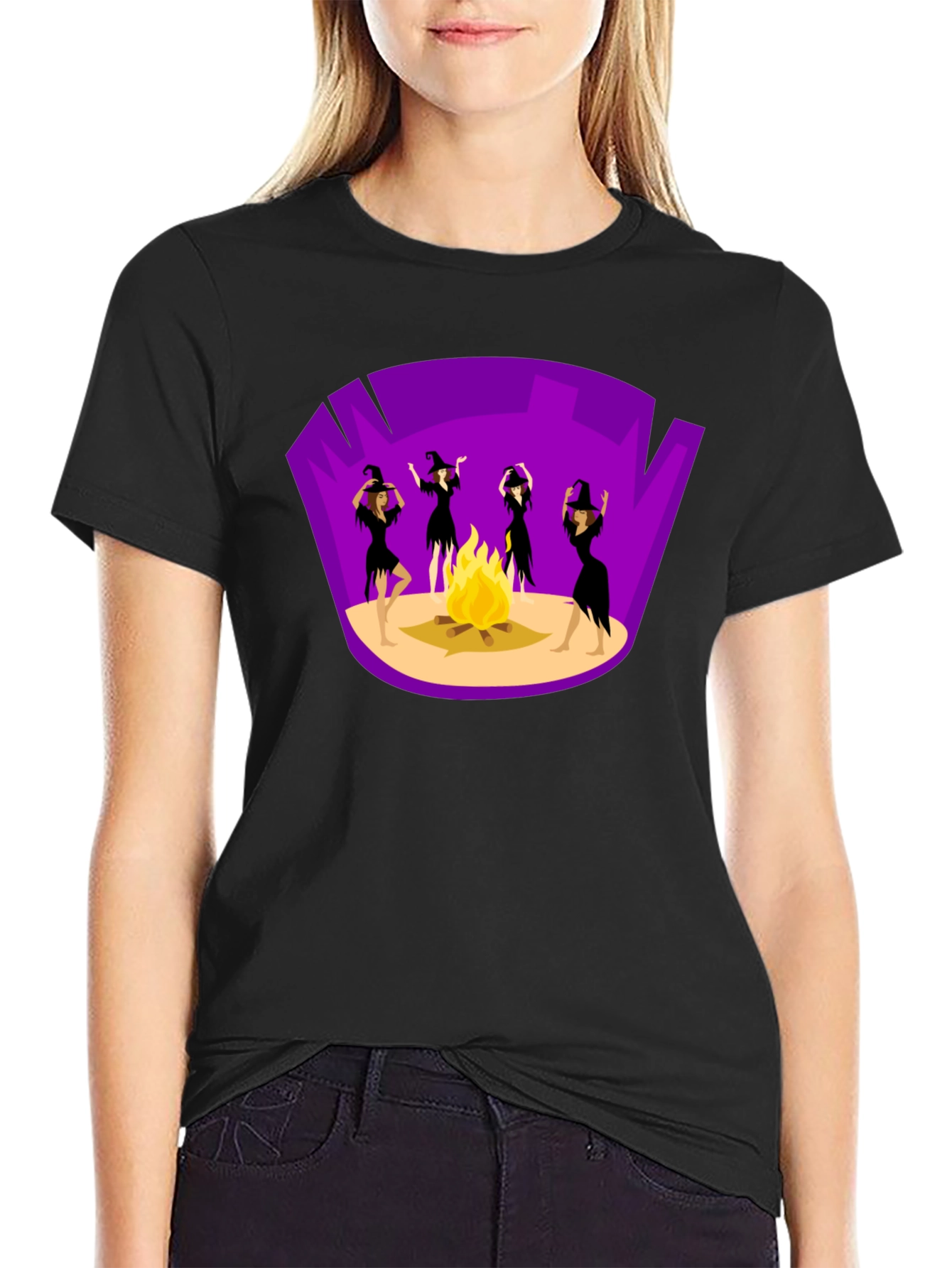 Witches Bonfire Graphic Tee