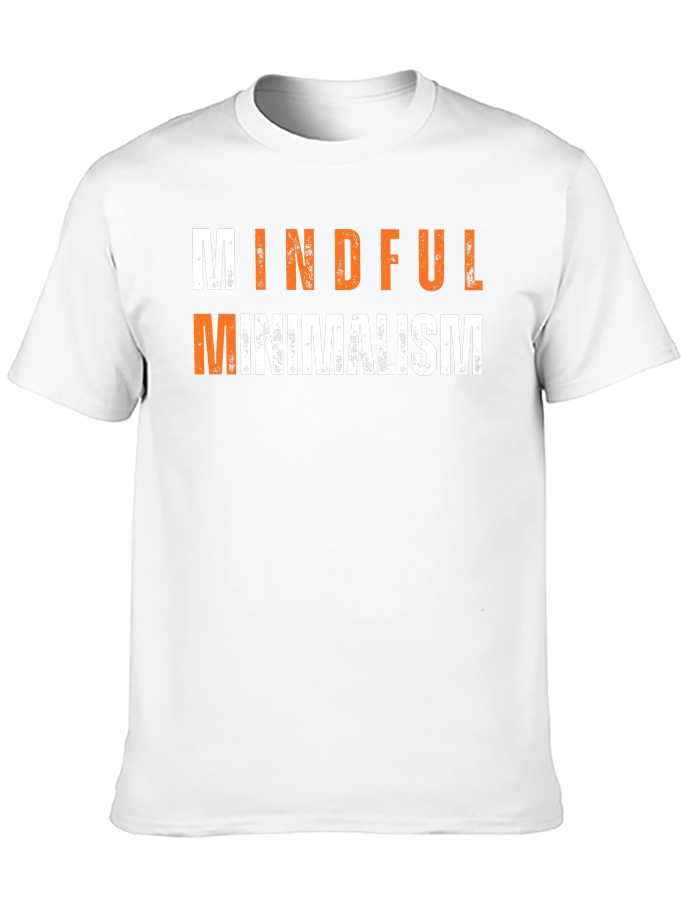 Mindful Minimalism Graphic Tee - Black Unisex T-Shirt