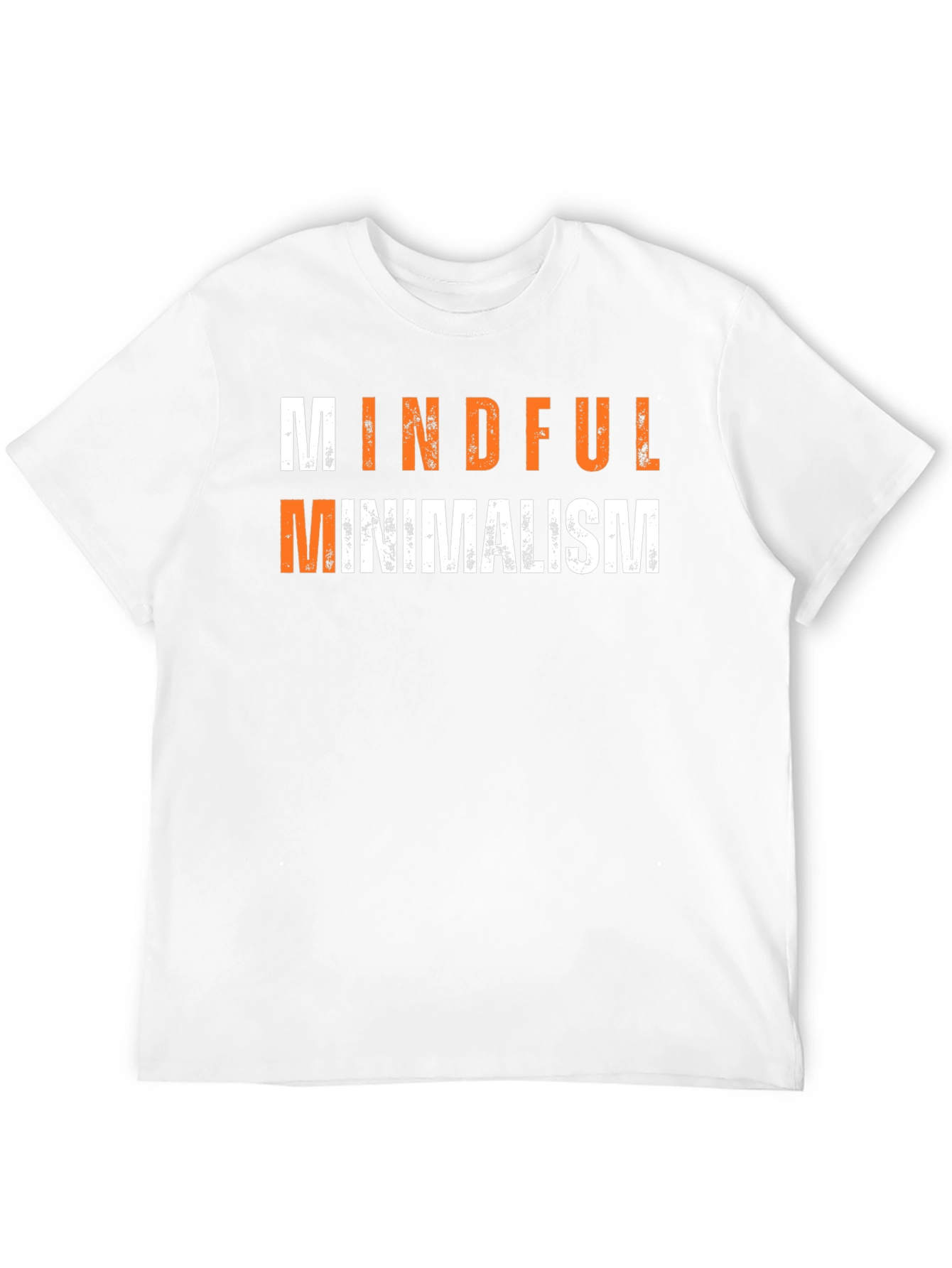 Mindful Minimalism Graphic Tee - Black Unisex T-Shirt