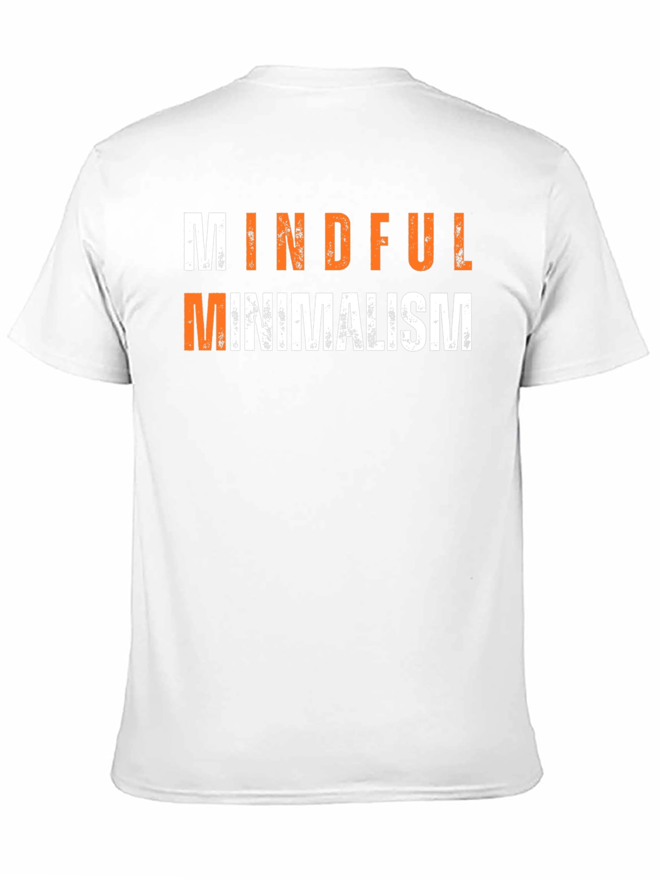 Mindful Minimalism Graphic Tee - Black Unisex T-Shirt