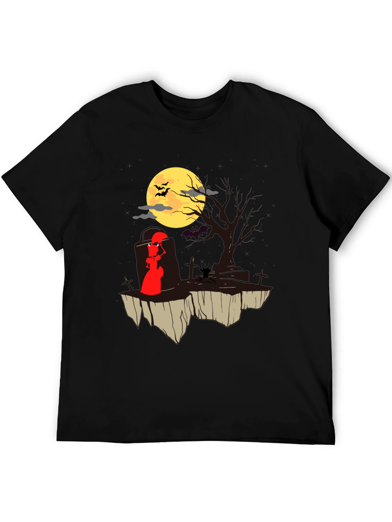 Halloween T-Shirt: Grim Reaper Moon Design