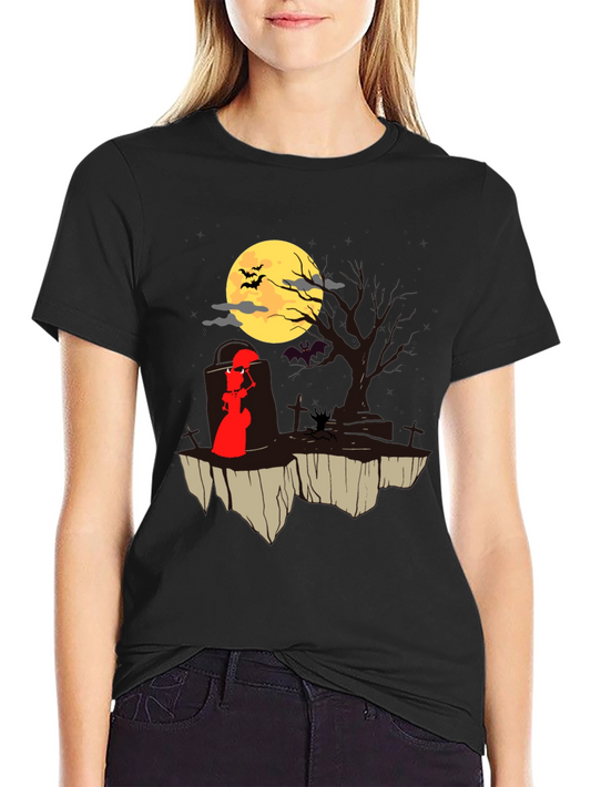 Halloween T-Shirt: Grim Reaper Moon Design
