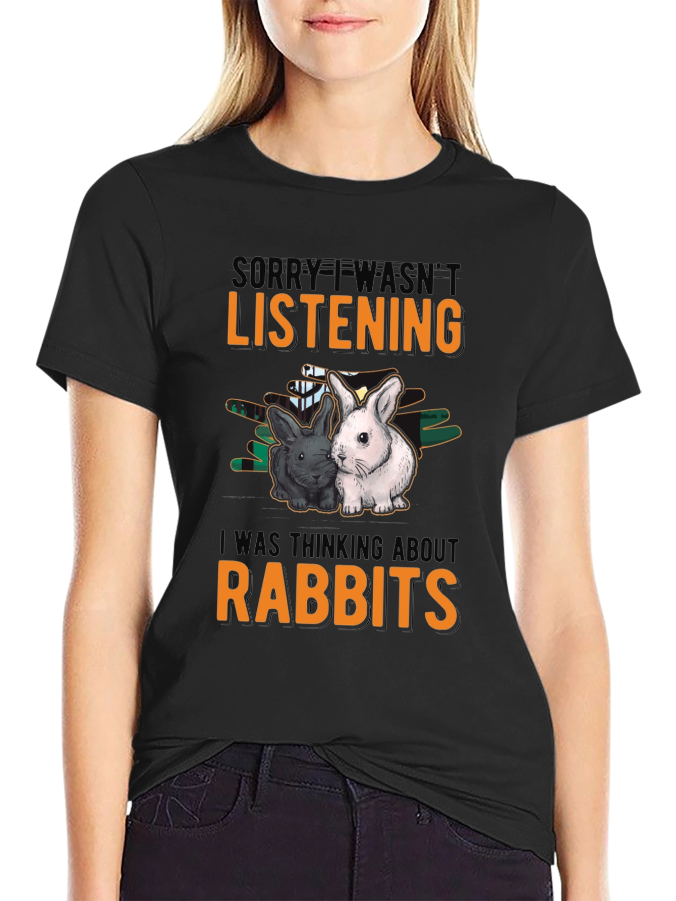 Thinking About Rabbits T-Shirt