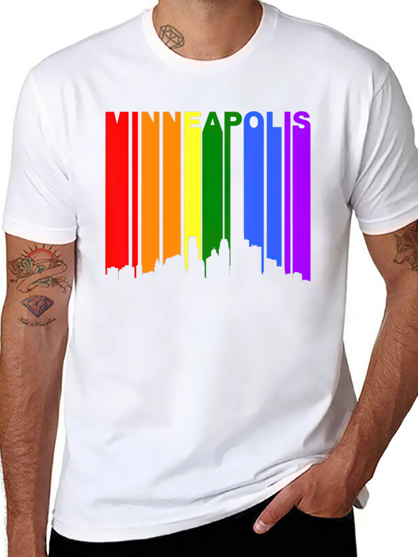 Minneapolis Pride Skyline T-Shirt