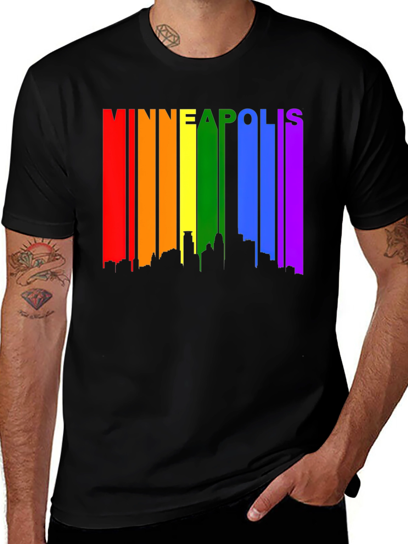 Minneapolis Pride Skyline T-Shirt