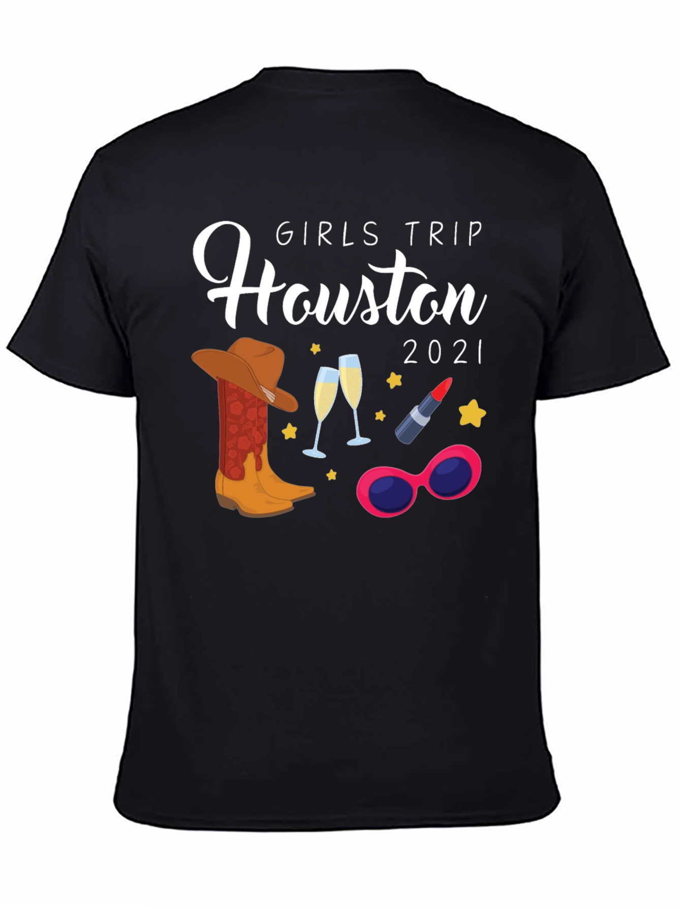 Girls Trip Houston 2021 T-Shirt Vacation Tee
