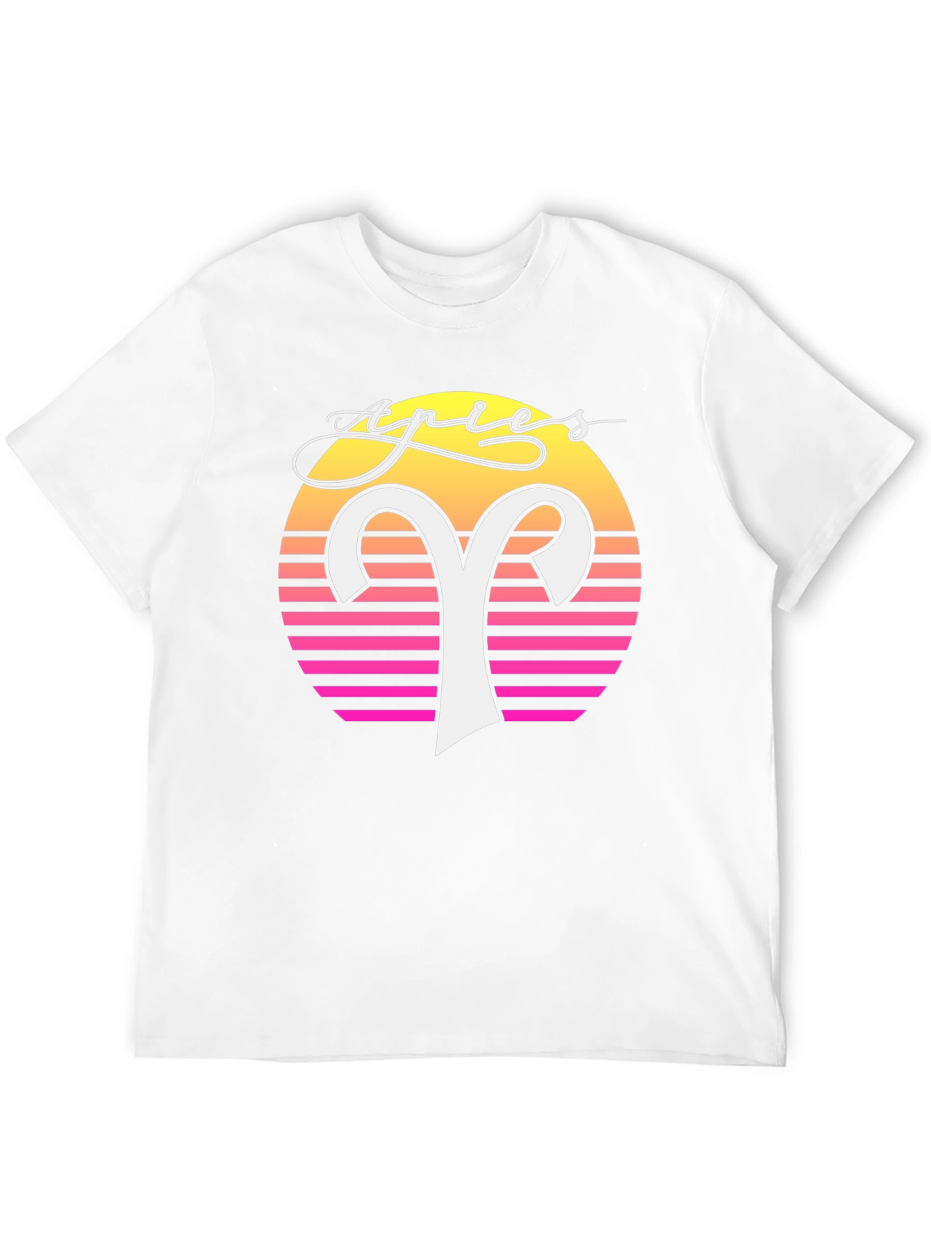 Retro Aries Zodiac Graphic Tee