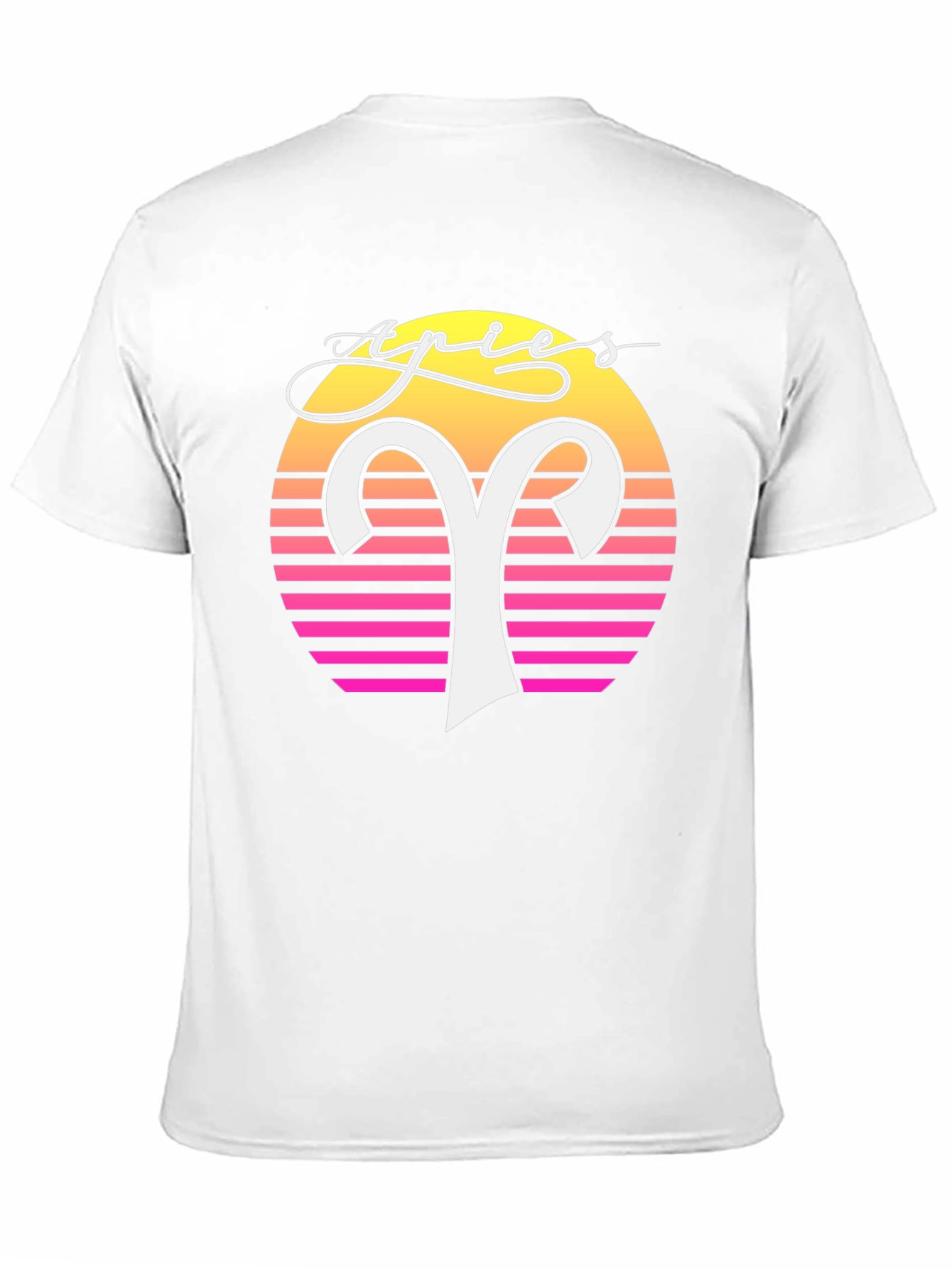 Retro Aries Zodiac Graphic Tee