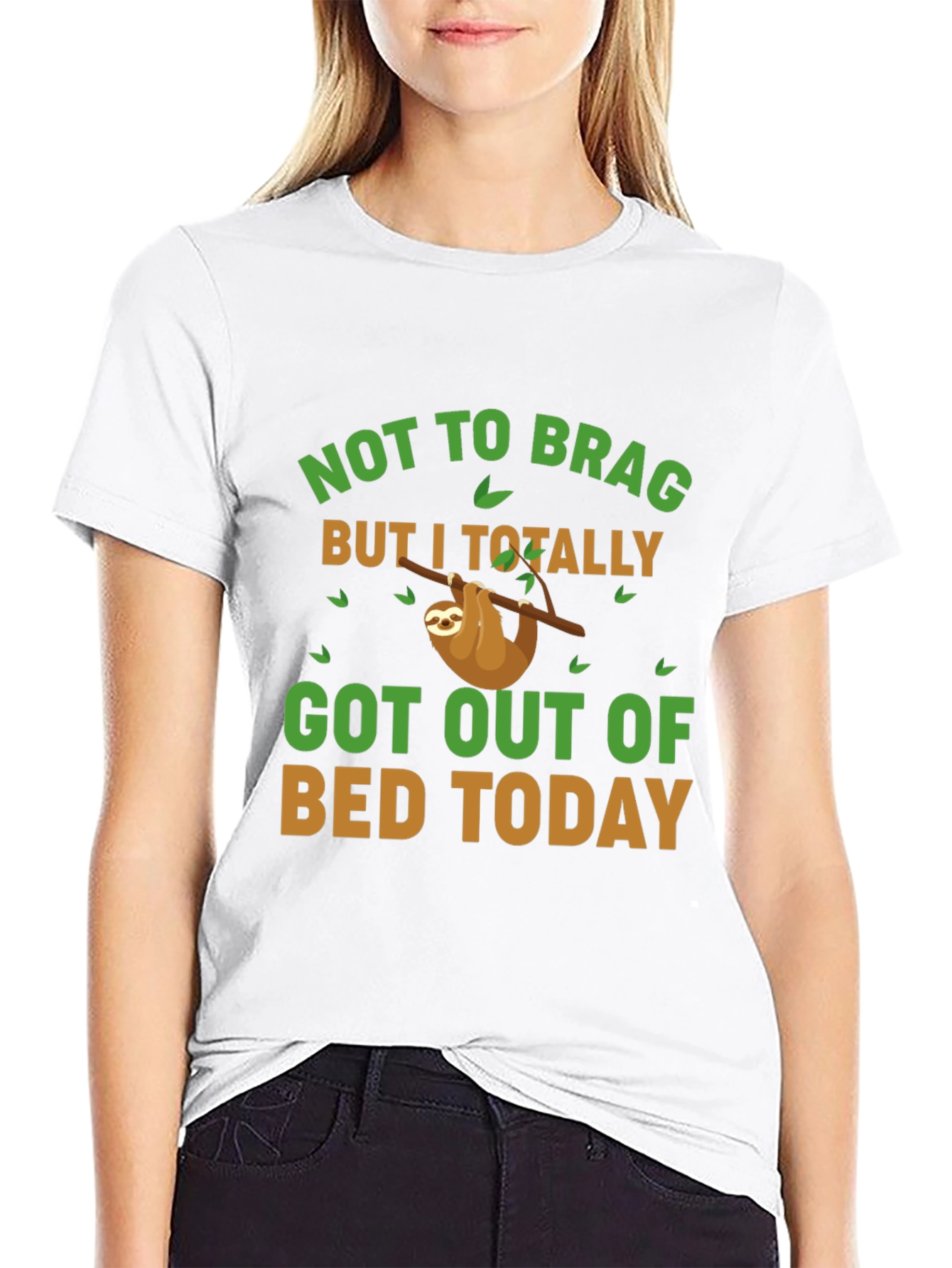 Funny Sloth Graphic T-Shirt