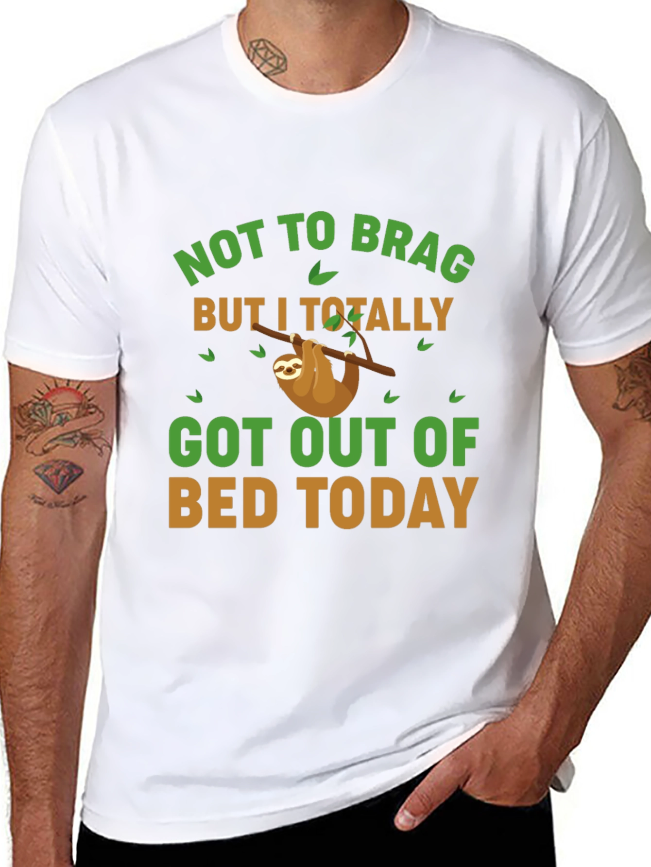 Funny Sloth Graphic T-Shirt