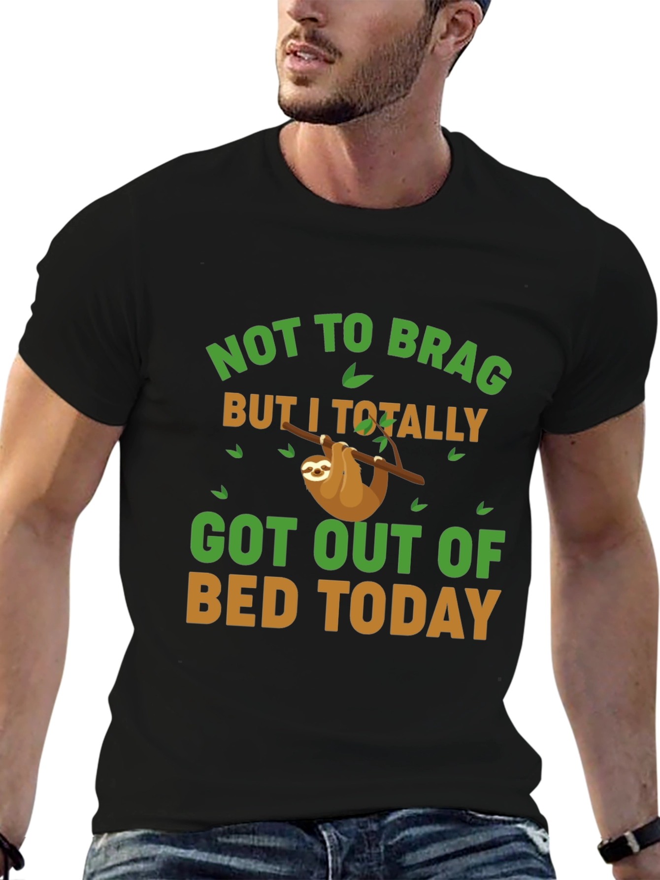 Funny Sloth Graphic T-Shirt