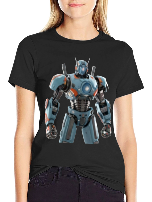 Robot Graphic Tee - Futuristic Design