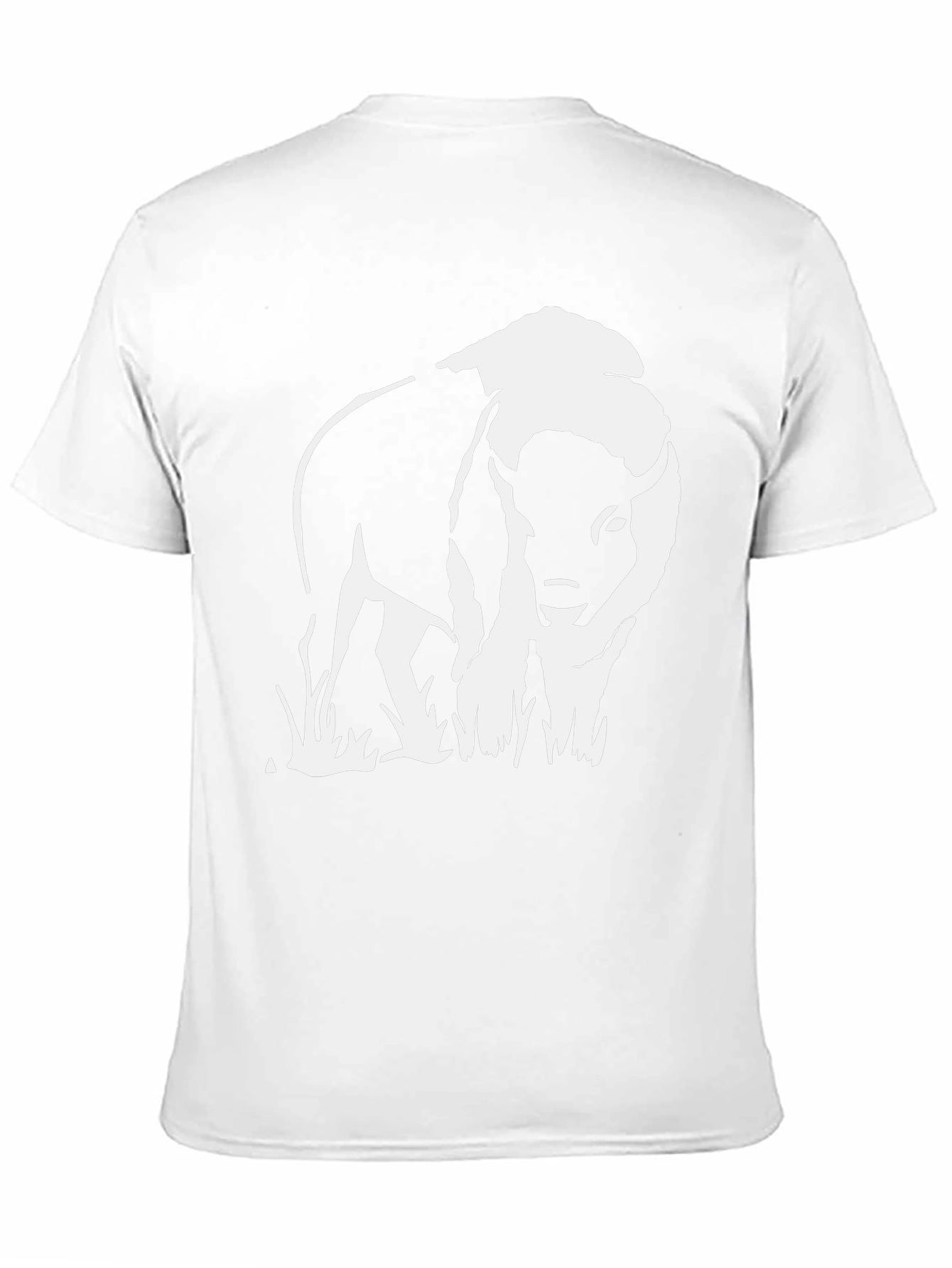 Buffalo Graphic Tee - Black Cotton Blend T-Shirt