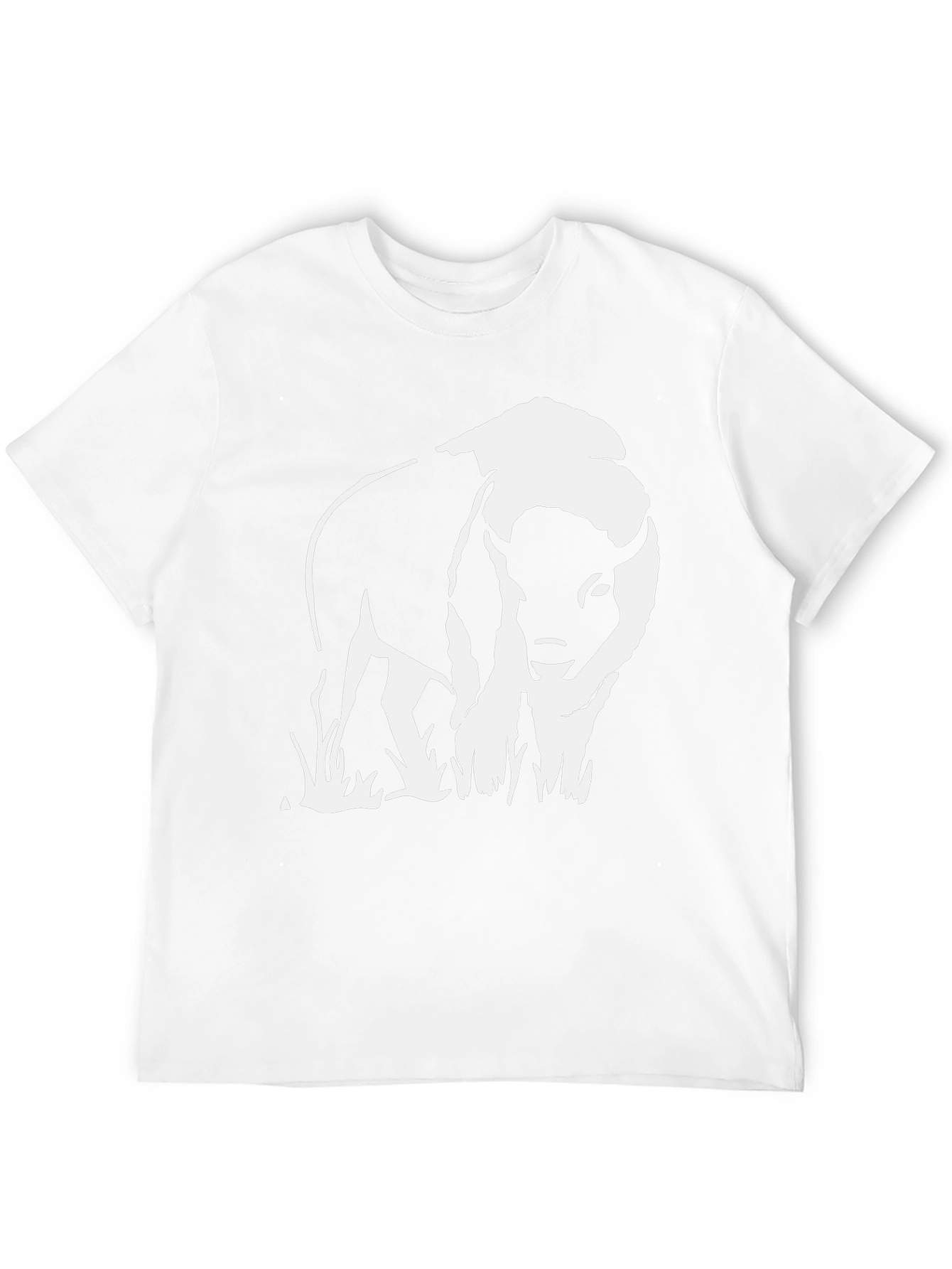 Buffalo Graphic Tee - Black Cotton Blend T-Shirt