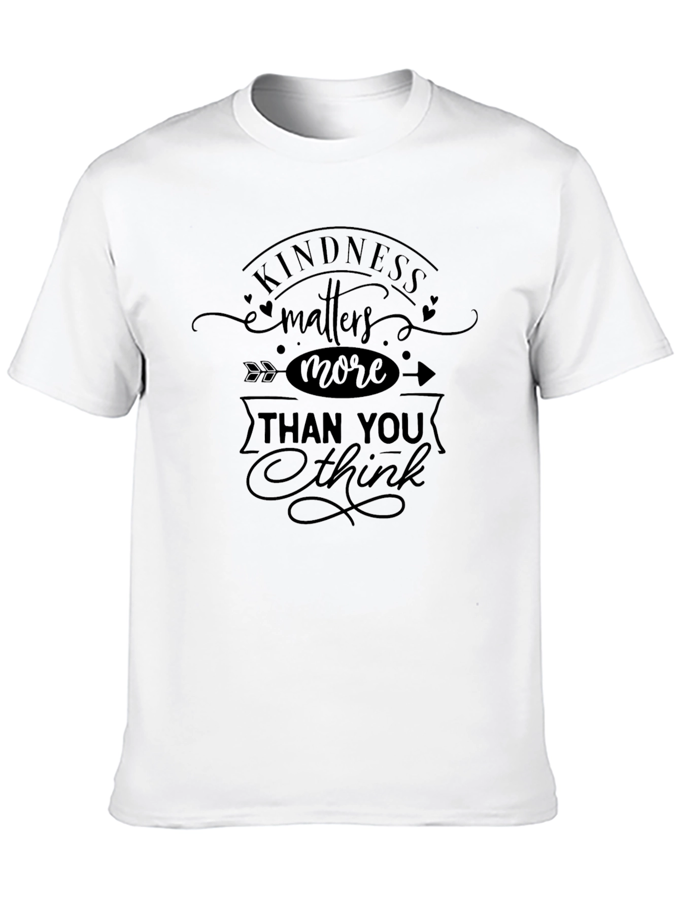 Kindness Matters More Black Graphic Tee