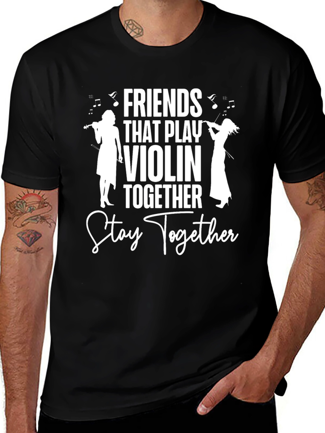 Friends That Play Violin Together T-Shirt