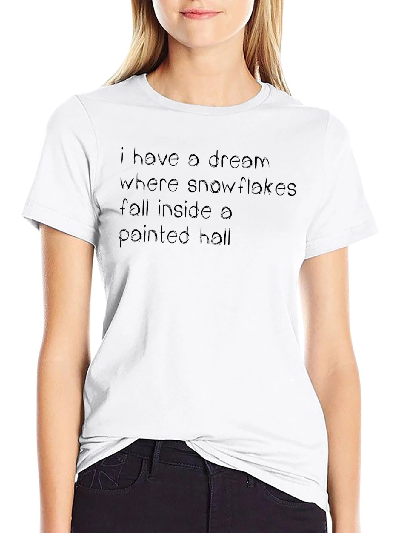 Dreamy Snowflake T-Shirt - Poetic Graphic Tee