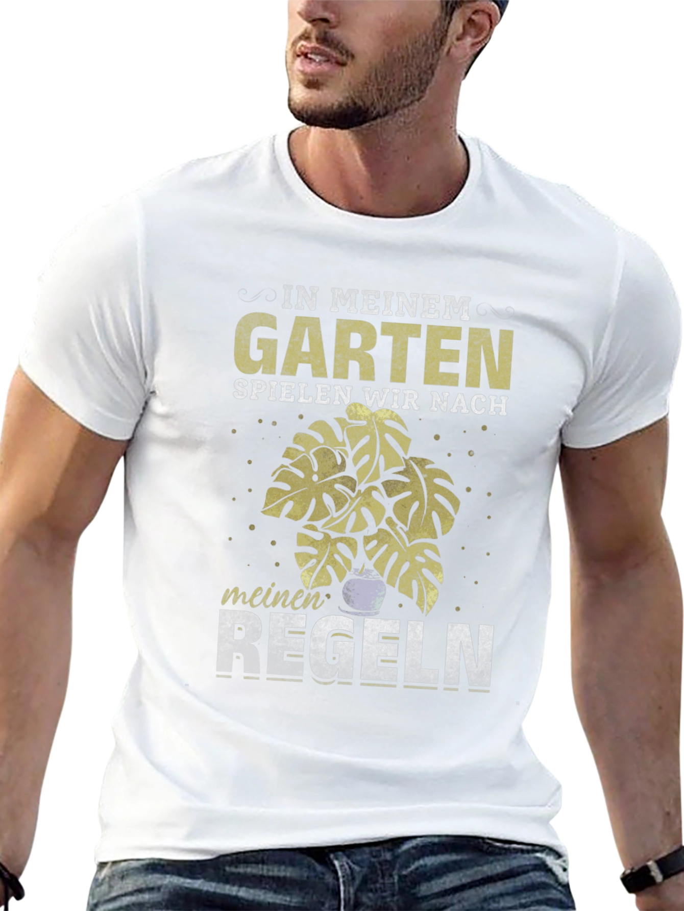 Garten Regeln T-Shirt: Garden Rules German Text