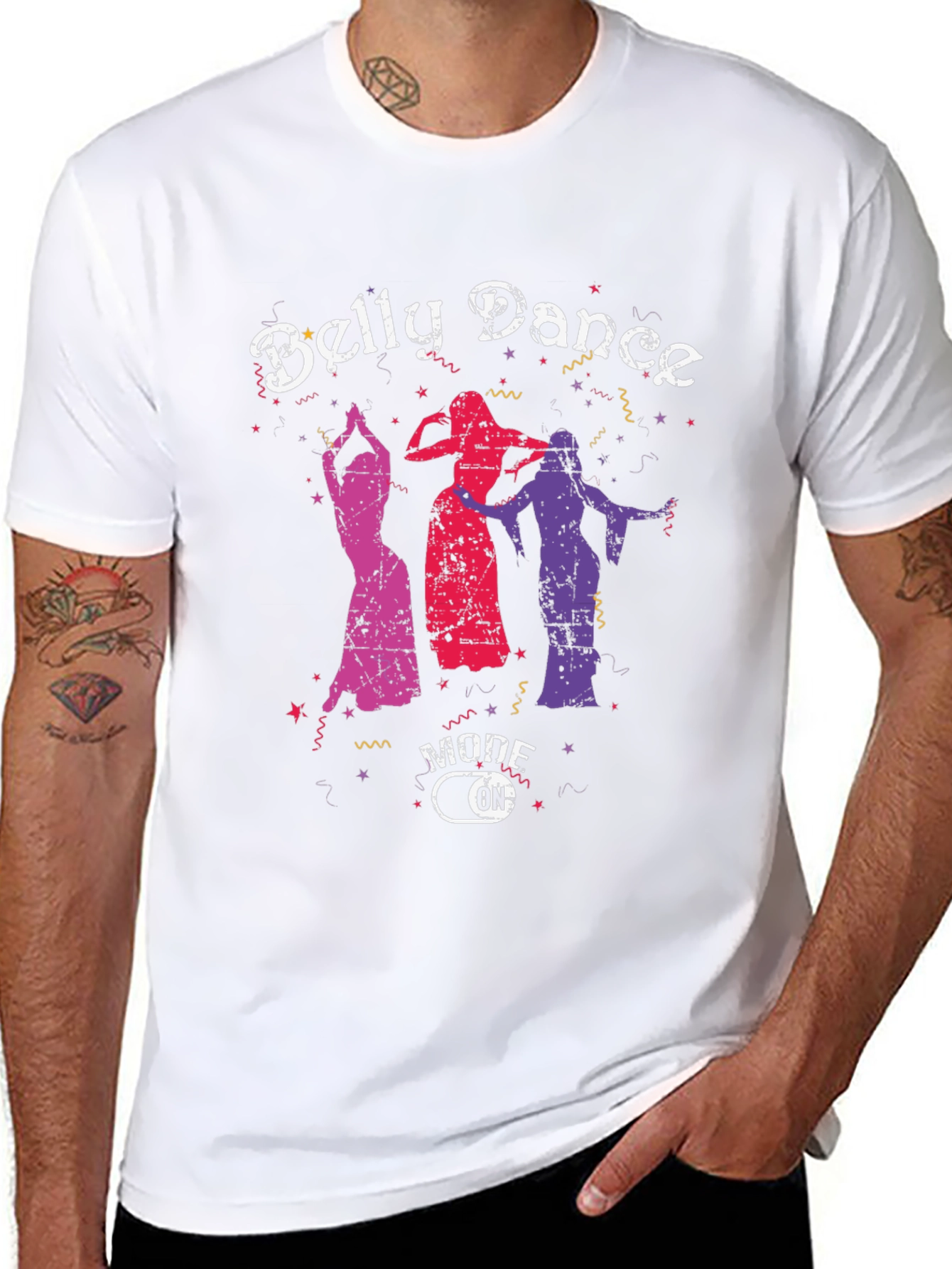 Belly Dance Mode On T-Shirt - Unique Graphic Tee