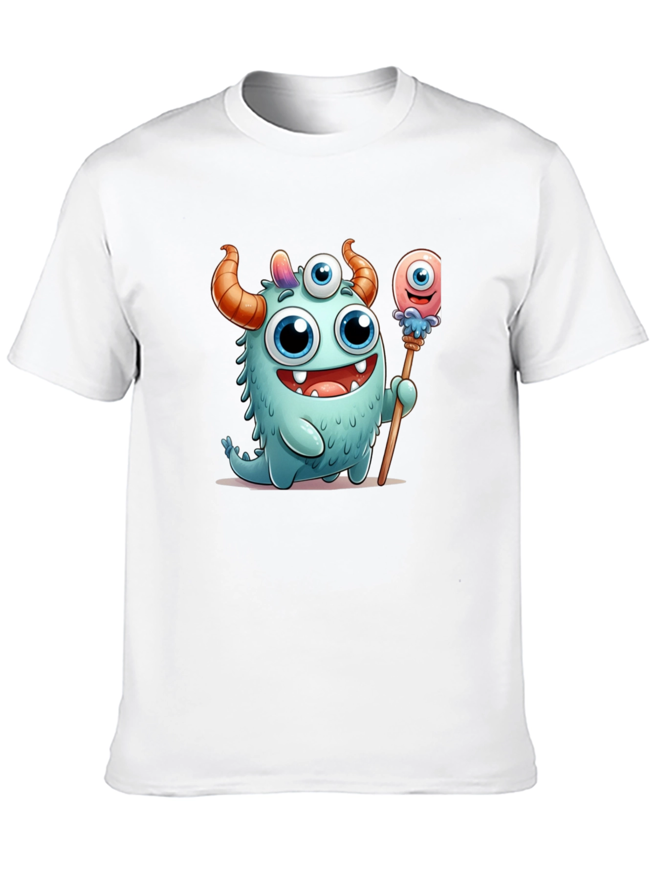 Cute Monster Graphic T-Shirt