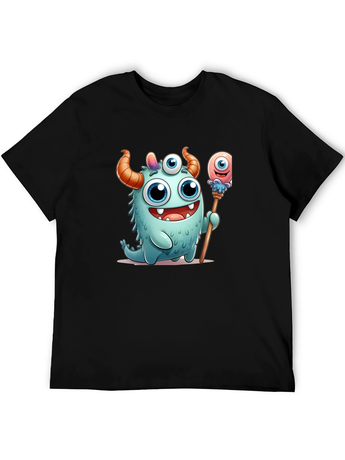 Cute Monster Graphic T-Shirt