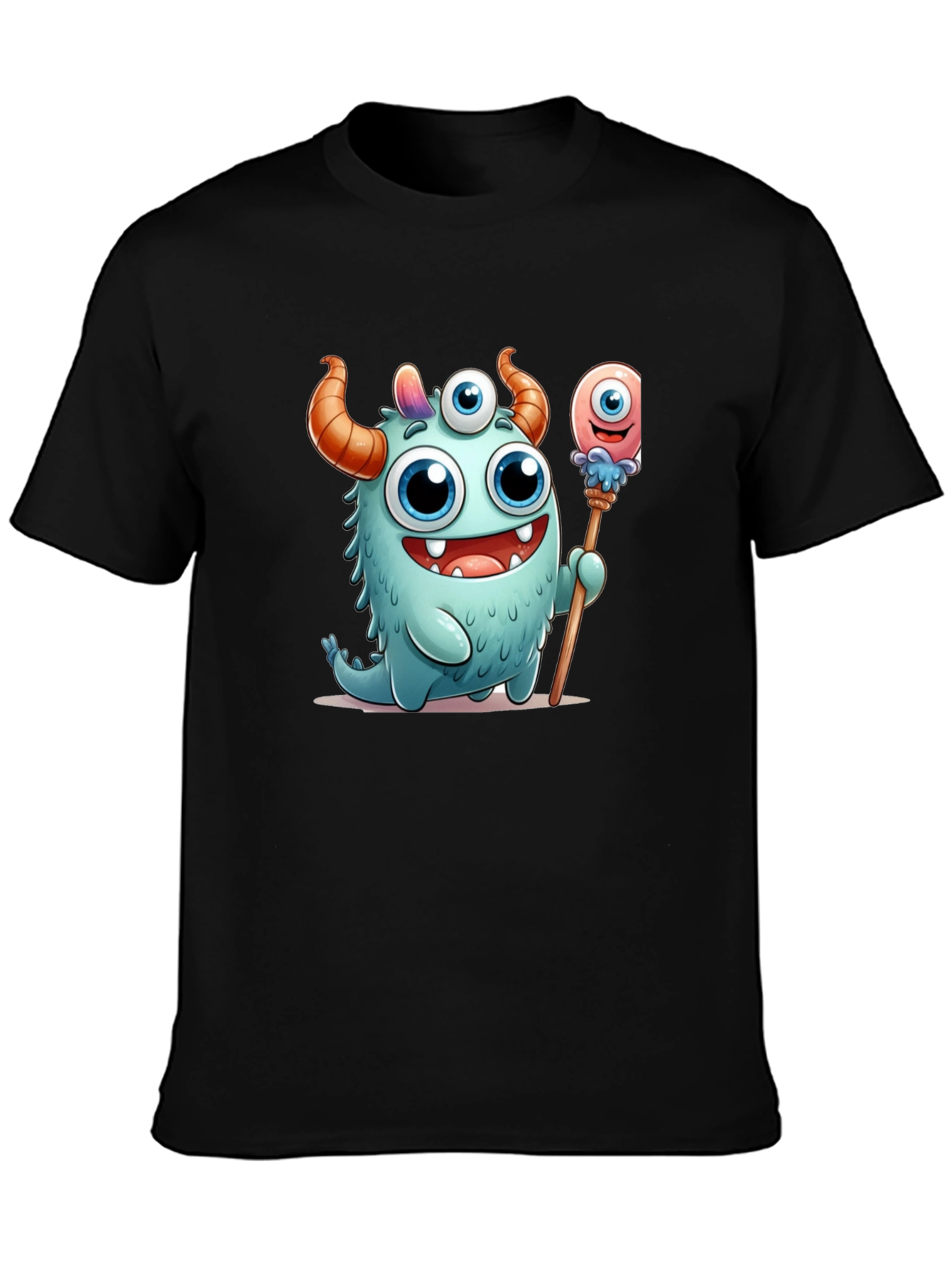 Cute Monster Graphic T-Shirt