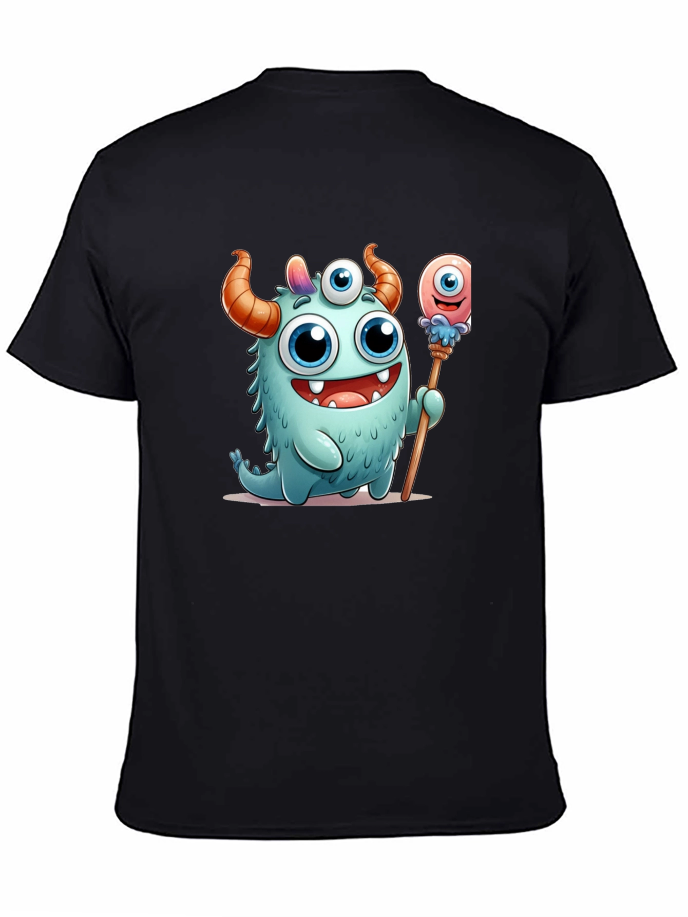 Cute Monster Graphic T-Shirt