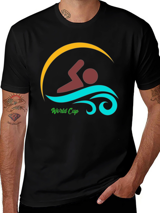 Swimmer World Cup Graphic T-Shirt