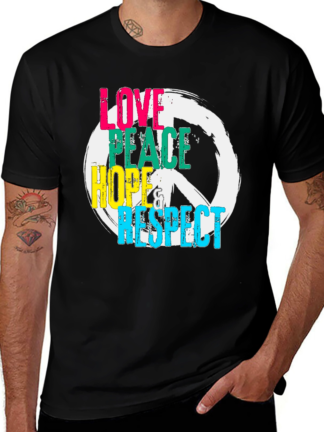 Love Peace Hope Respect T-Shirt