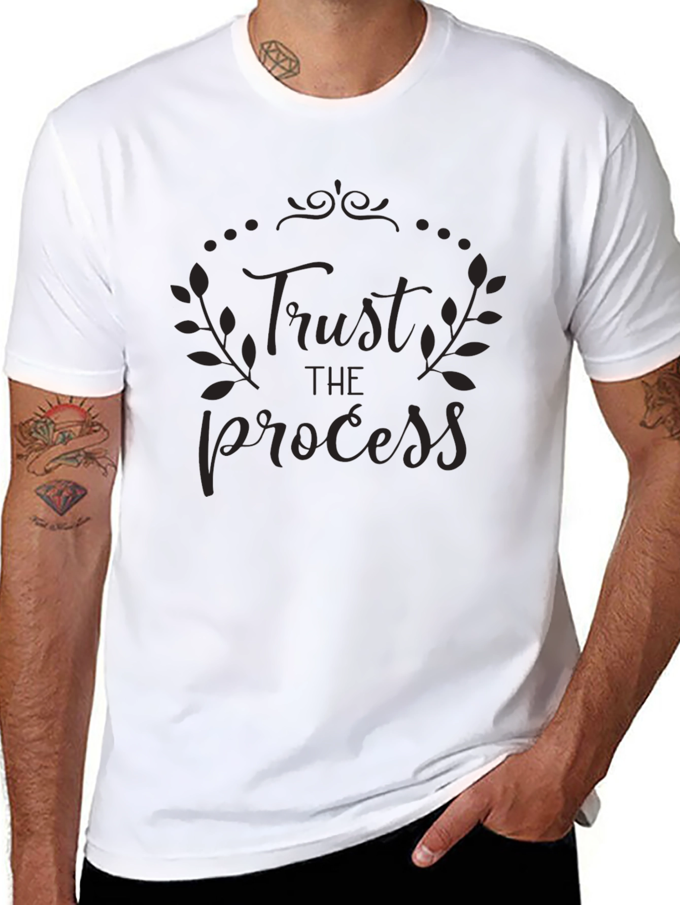Trust The Process Graphic Tee - Motivational Shirt