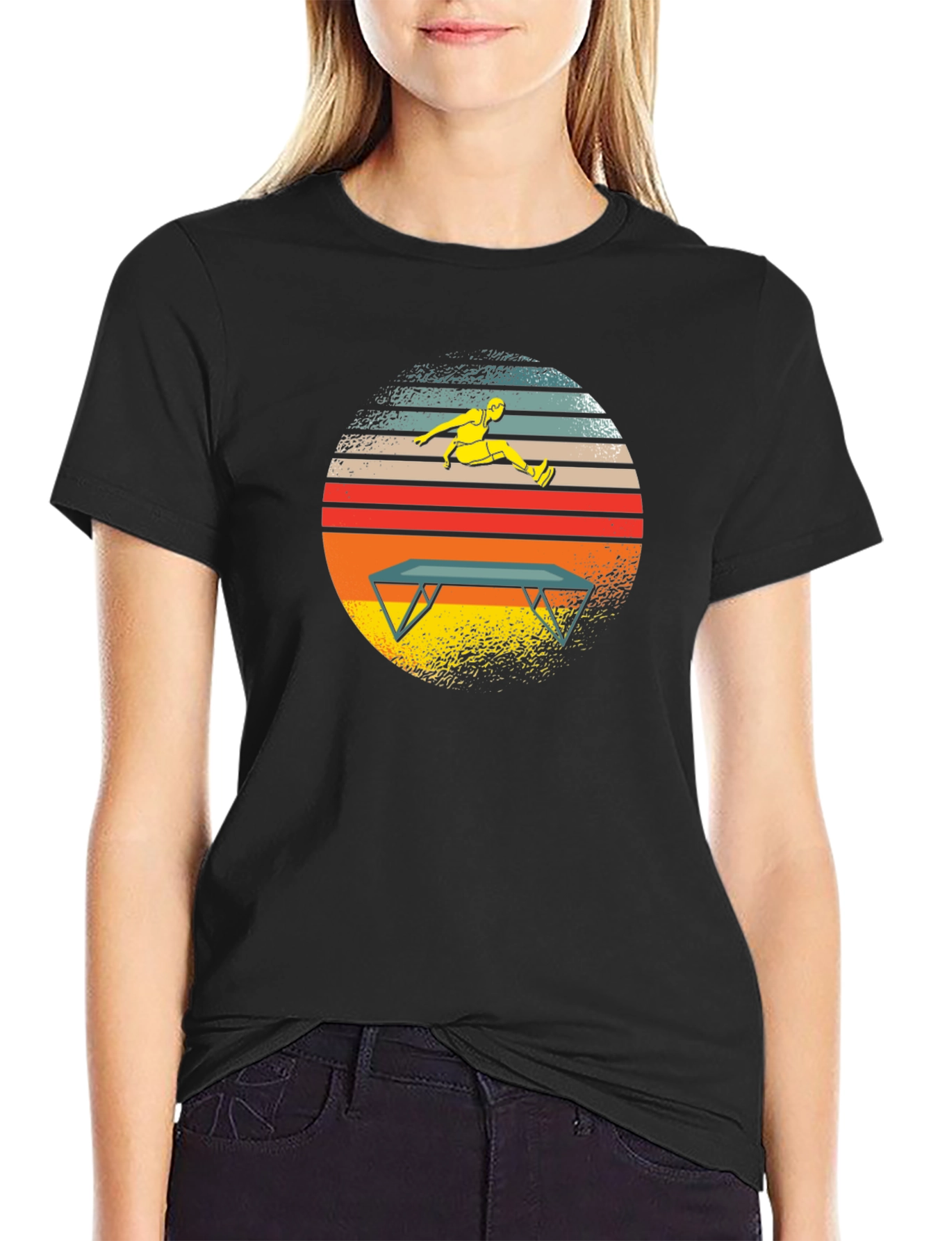 Retro Hurdle Athlete T-Shirt