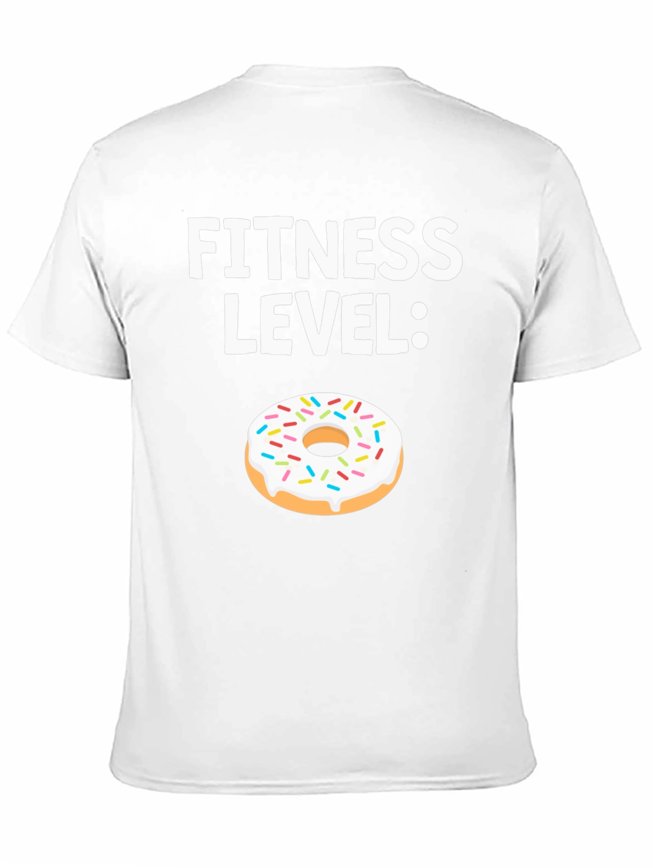 Fitness Level Donut Graphic T-Shirt