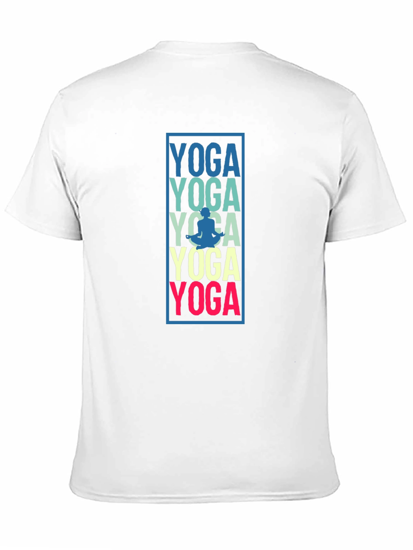 Yoga Graphic Print Mens T-Shirt