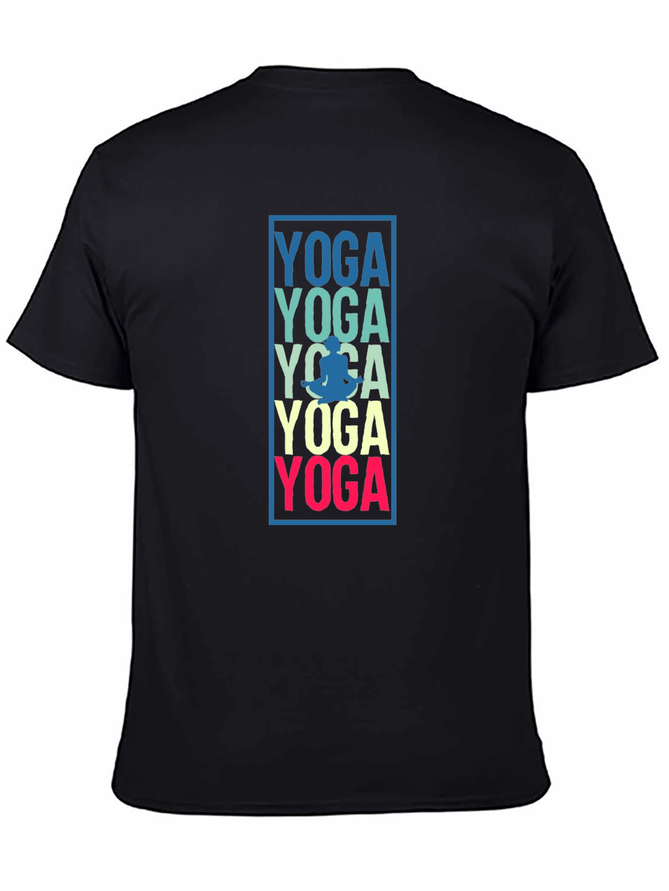 Yoga Graphic Print Mens T-Shirt