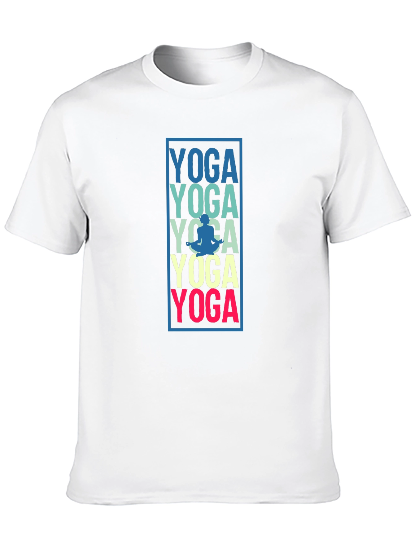 Yoga Graphic Print Mens T-Shirt