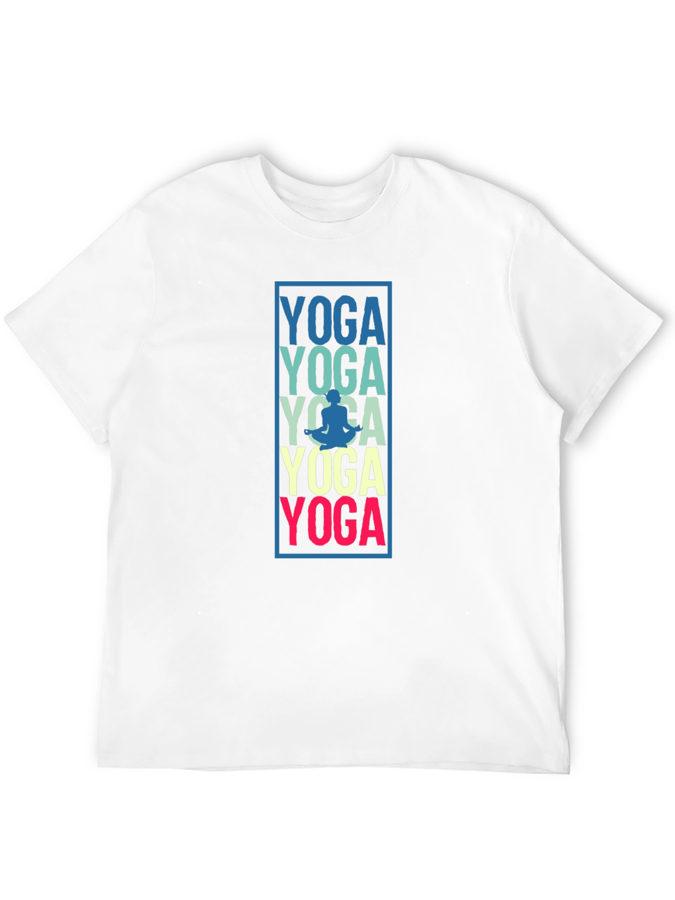 Yoga Graphic Print Mens T-Shirt