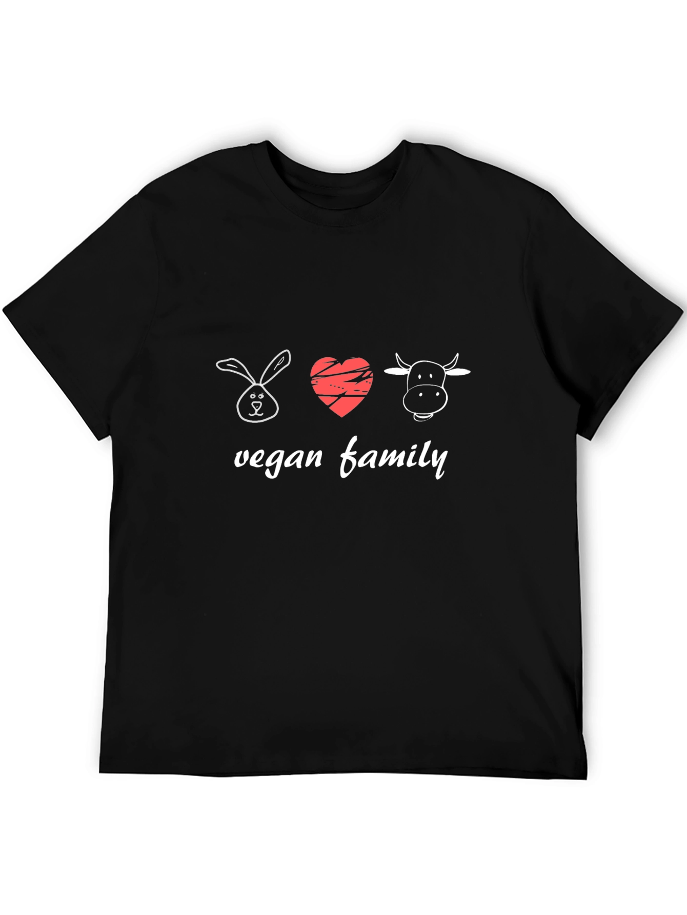 Vegan Family T-Shirt - Animal Lover Tee