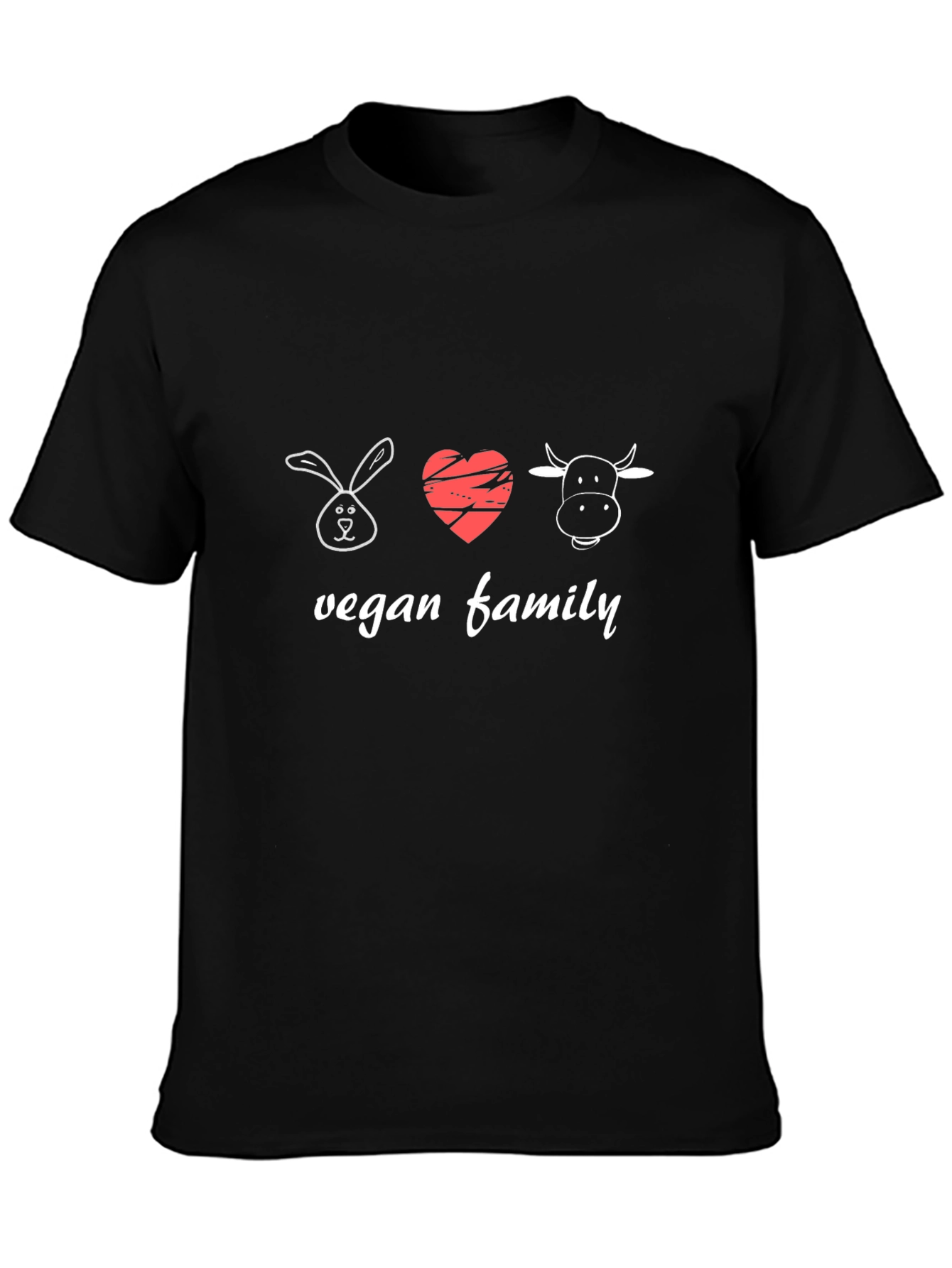 Vegan Family T-Shirt - Animal Lover Tee