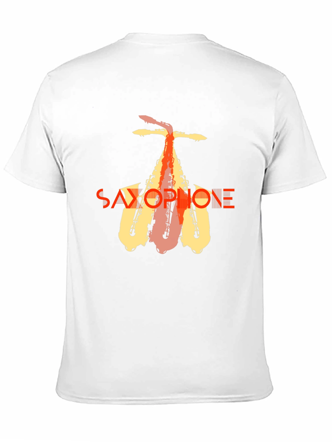 Saxophone Graphic Tee - Stylish Music Lover T-Shirt