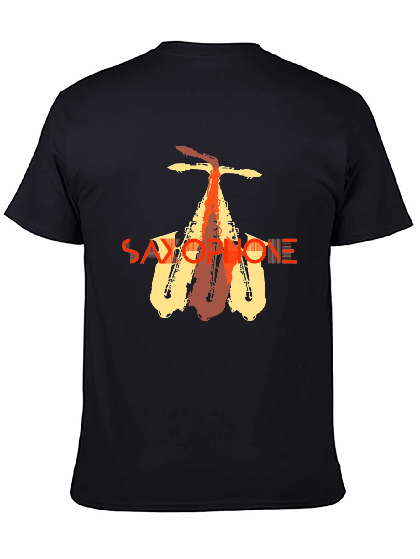 Saxophone Graphic Tee - Stylish Music Lover T-Shirt