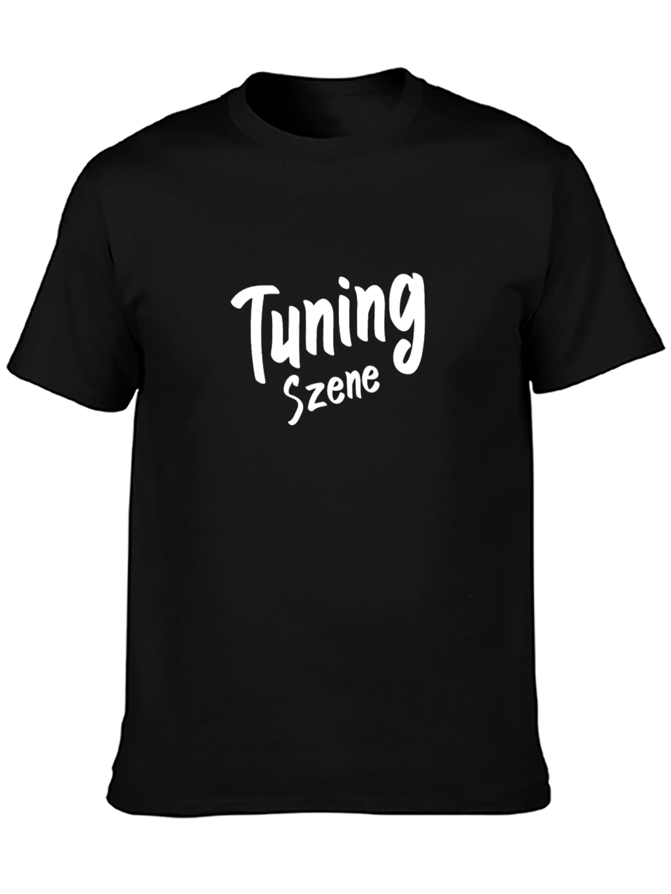 Tuning Szene Black Tee - Car Enthusiast Shirt