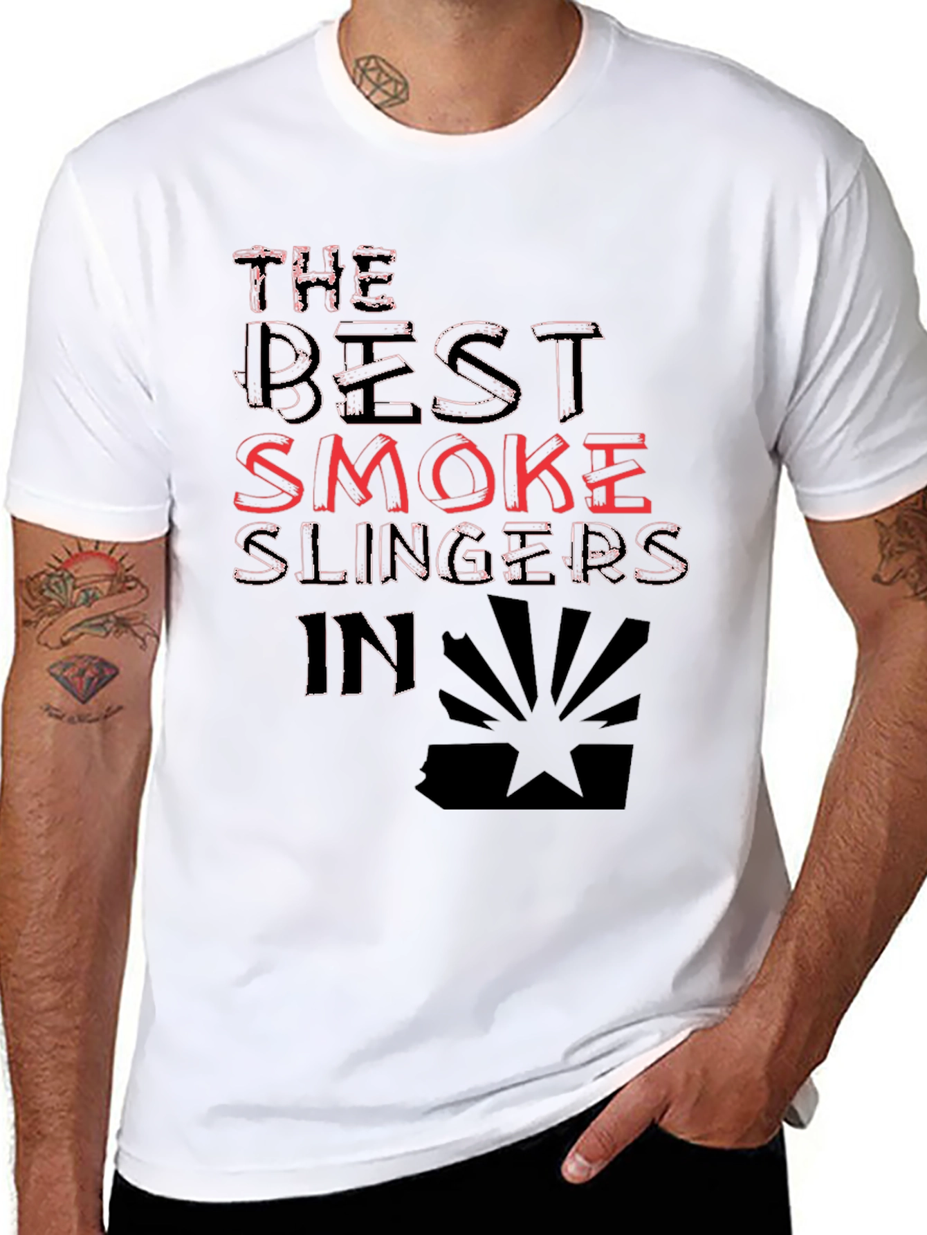 Best Smoke Slingers T-Shirt - Arizona Graphic Tee