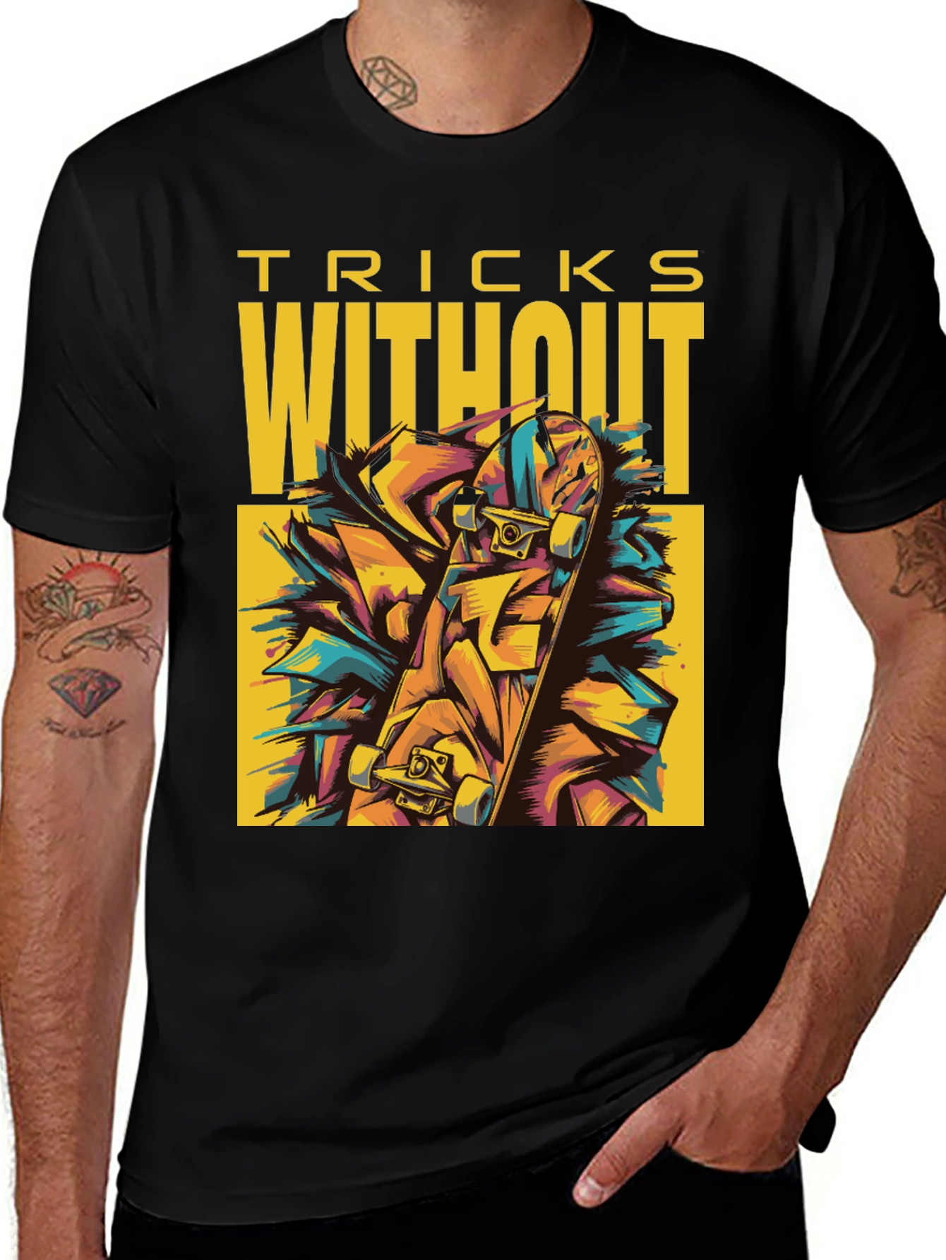 Tricks Without Limits Graphic T-Shirt