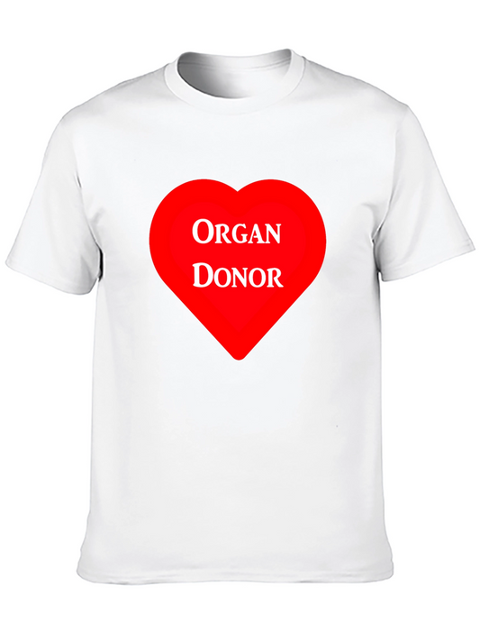 Organ Donor Heart Graphic T-Shirt