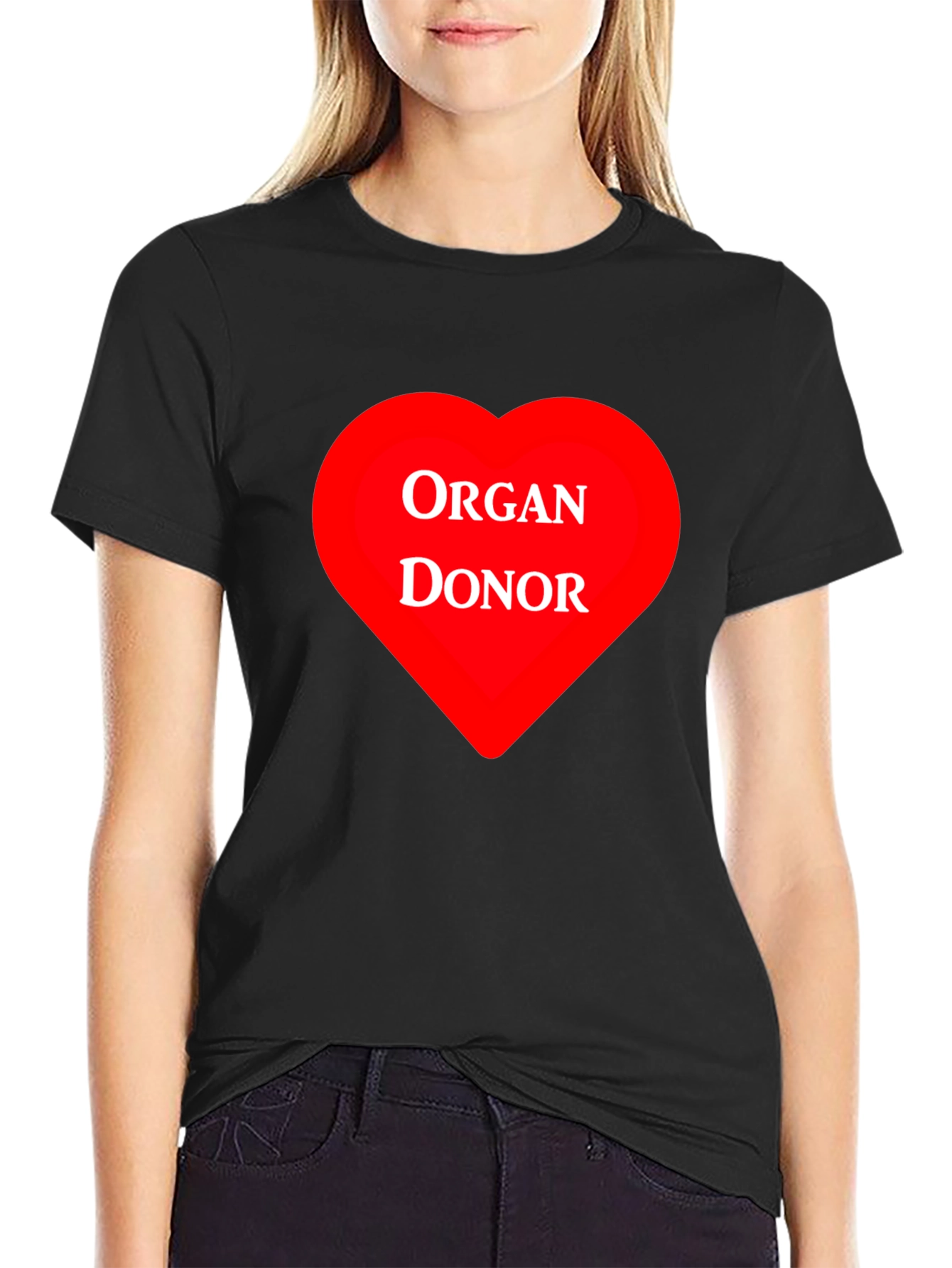 Organ Donor Heart Graphic T-Shirt