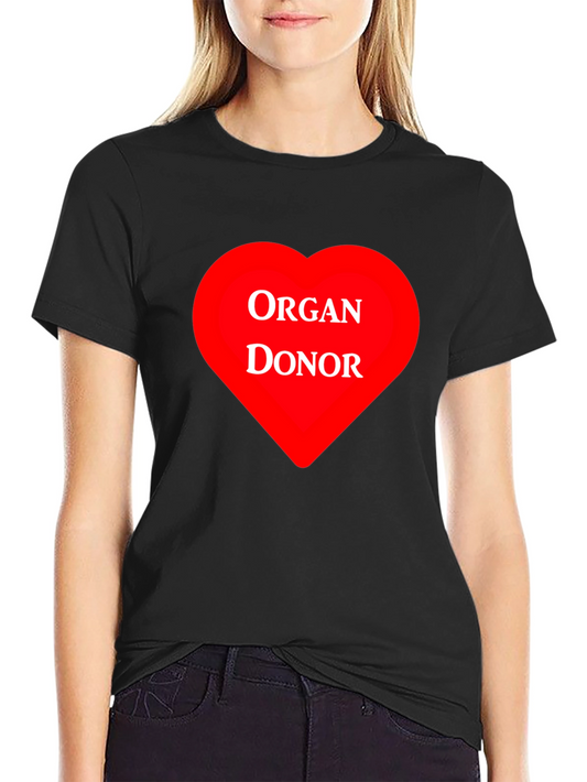 Organ Donor Heart Graphic T-Shirt