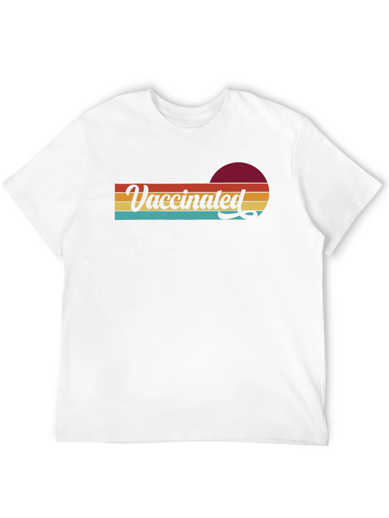 Vaccinated Retro Style T-Shirt
