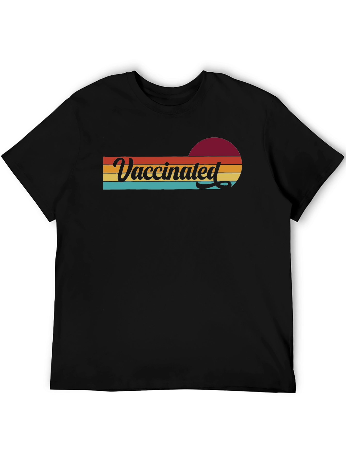 Vaccinated Retro Style T-Shirt