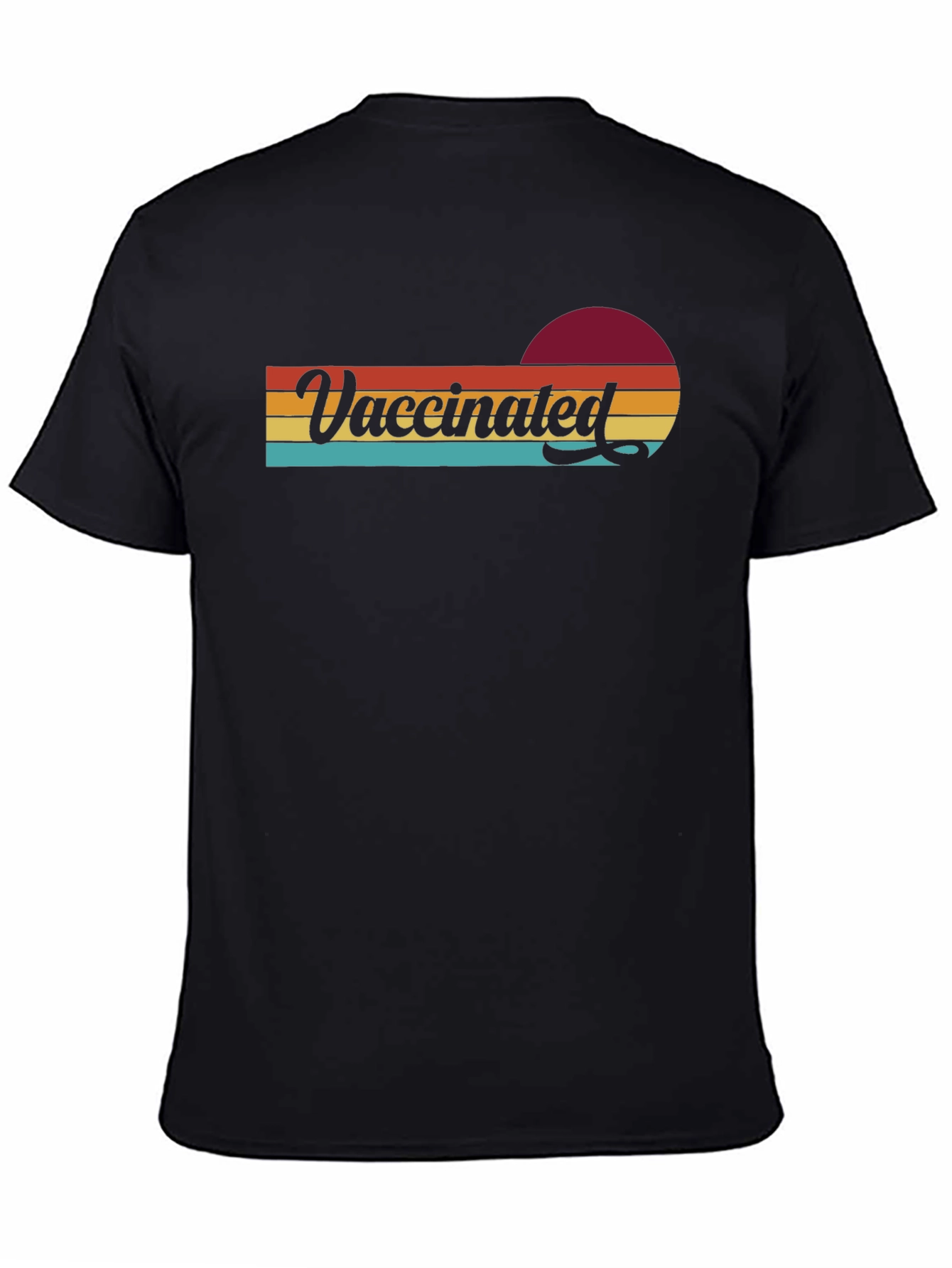 Vaccinated Retro Style T-Shirt